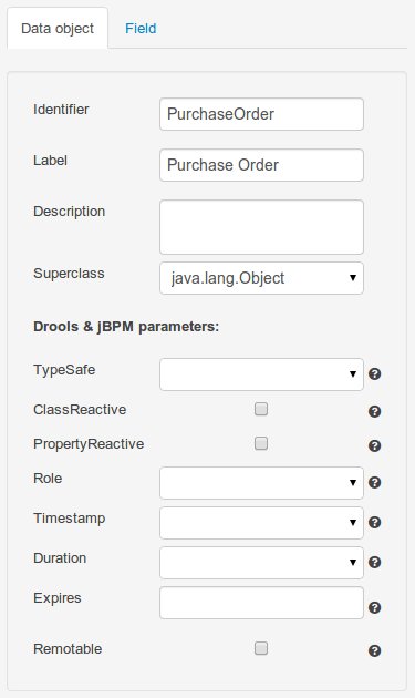 The data object/field property editor