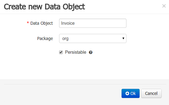 New Data Object