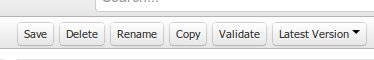 Save the data model from the top menu