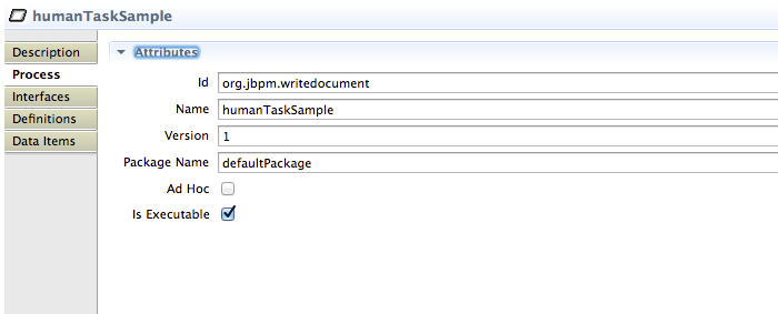 BPMN2 process properties