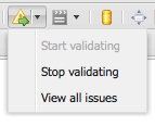 Visual Validation Toolbar