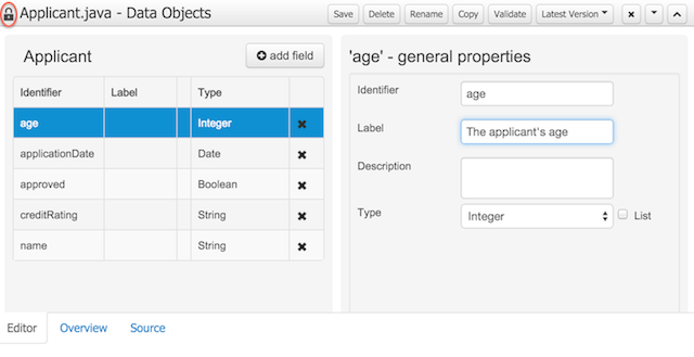 Editing an asset automatically acquires a lock