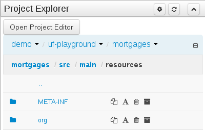 ProjectExplorer Repository Links