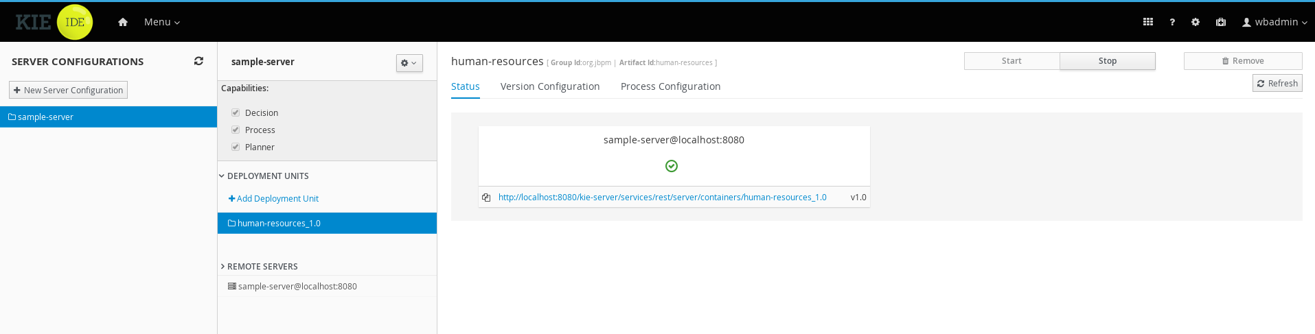 human resources deployment screen